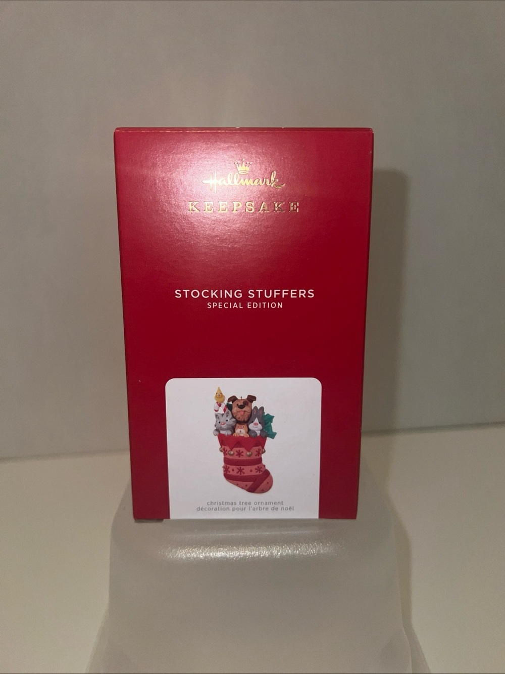 Hallmark Red Stocking Stuffers Keepsake Ornament Box